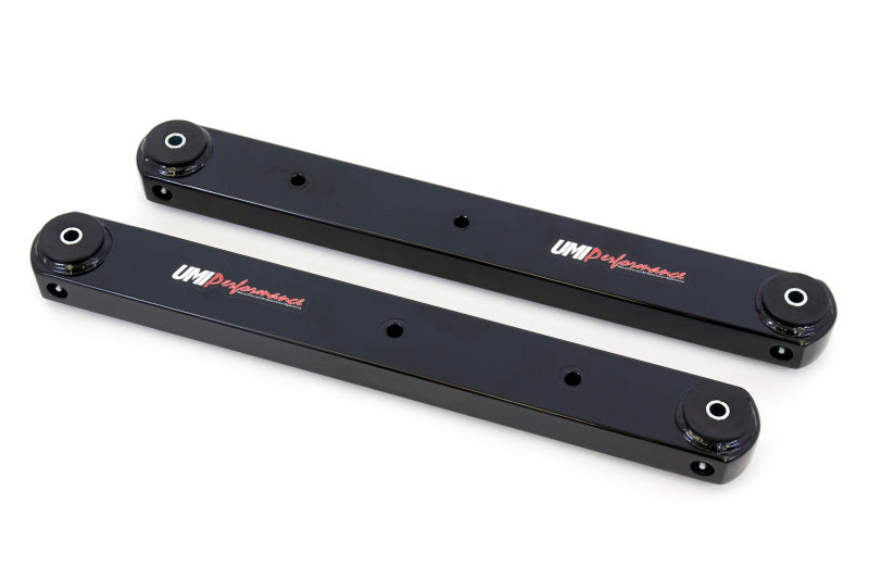 UMI Performance 3021-B Boxed Lower Control Arms Black for 1978-1988 GM G-Body