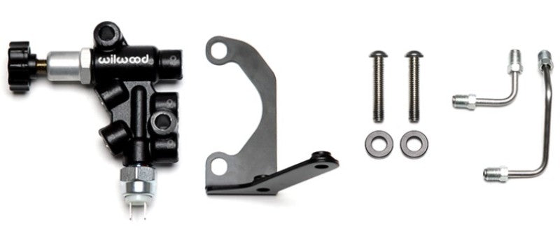 Wilwood Tandem Master Cylinder Mounting Bracket R/H Kit w/ Prop Valve - #260-15048