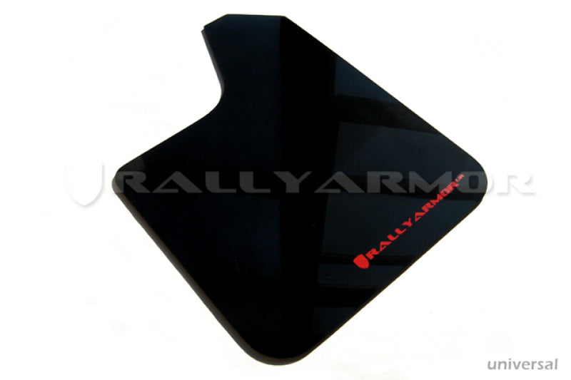 Rally Armor UR Mud Flaps - Universal - Black/Grey Logo - #MF12-UR-BLK/GRY