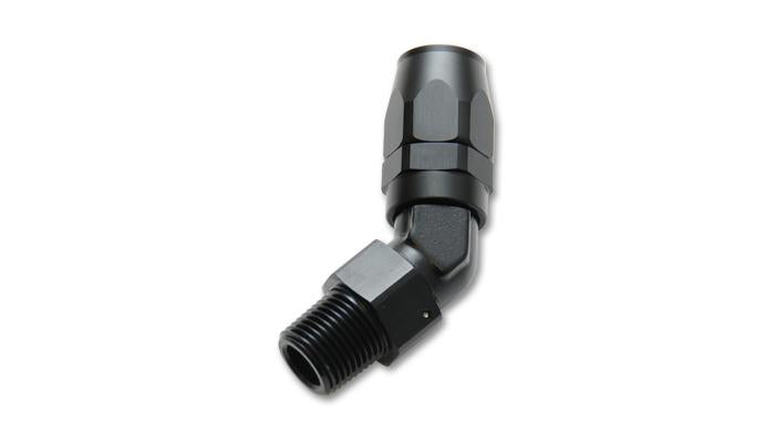 Vibrant Male -8AN Flare Straight Hose End Fitting