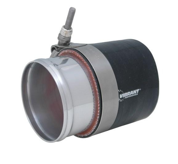 Vibrant Aluminum Joiner Coupling (1.25in Tube O.D. x 2.5in Overall Length)