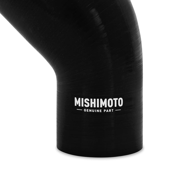 Mishimoto Silicone Reducer Coupler 45 Degree 2in to 2.5in - Black - #MMCP-R45-2025BK