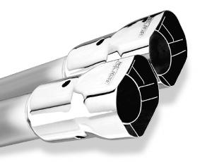 Borla 20161 12-14 Jeep Wrangler Tip Kit V6 4WD Black Chrome Tip Rear 3.5inx3.28inx10.5inx2.28in - #20161