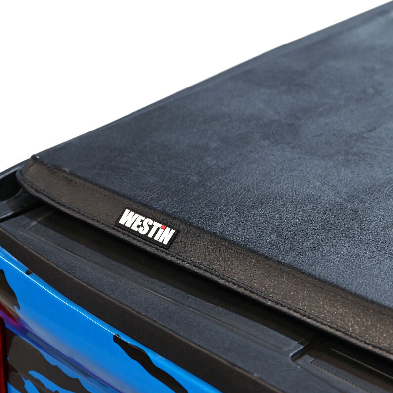 Westin 19-21005 Soft Tri-Fold Tonneau Cover for 2017-2026 F-250/350 Super Duty Black