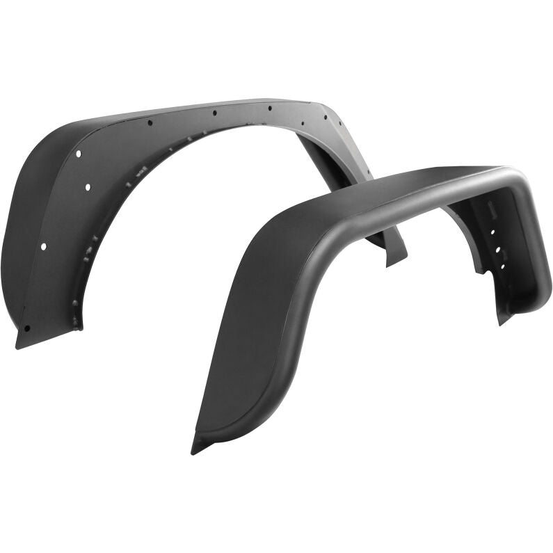 Westin 62-1015 Snyper Tube Fenders Rear for 2007-2018 Jeep Wrangler Textured Black