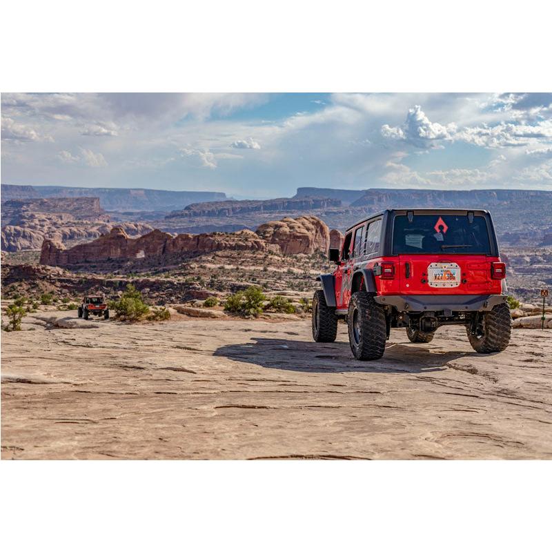 Artec Industries JL5626 Spare Tire Delete Kit V2 Bare Aluminum for 2018-2025 Jeep Wrangler JL