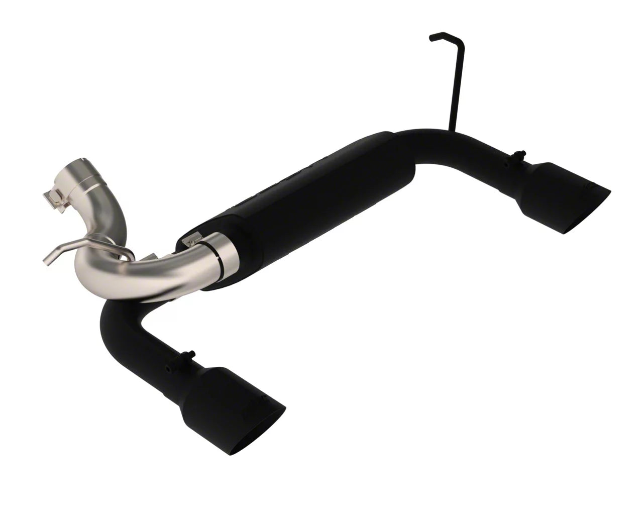 MBRP S5528BLK Cat-Back Exhaust System - 2007-2018 Jeep Wrangler JK | Black Coated