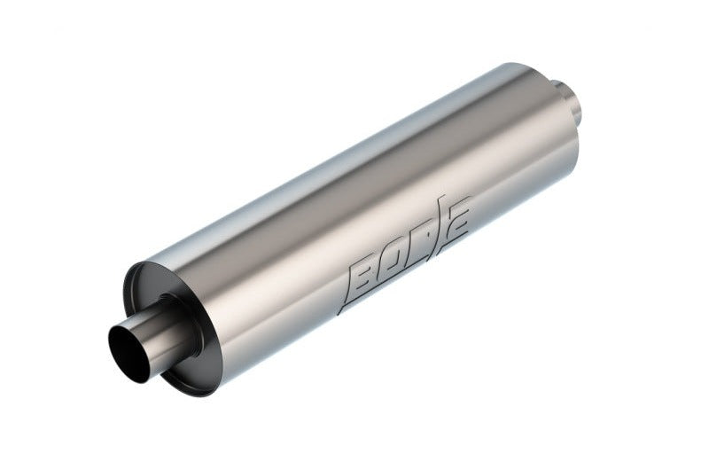 Borla 401664 Specialty Muffler 2.75in Center In/Out 6.75in Dia. 24in Body 29in OAL S-Type Un-Notched - #401664