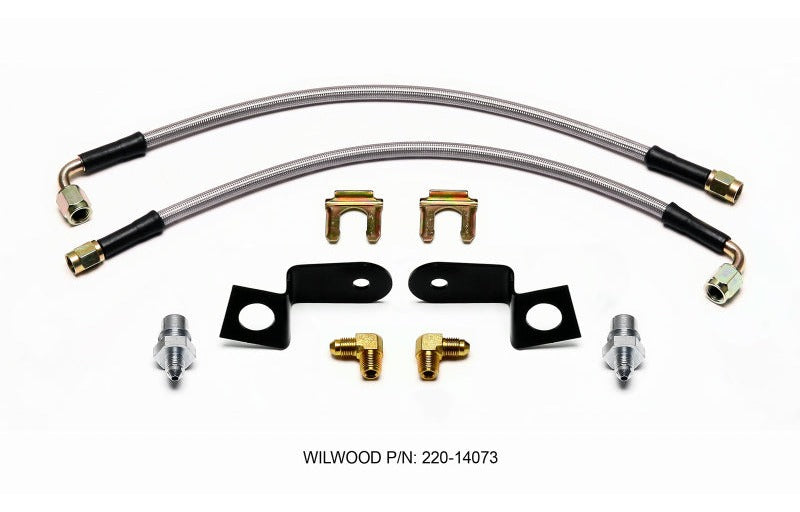 Wilwood Flexline Kit 14in. M10-1.00 90 Deg - #220-14073