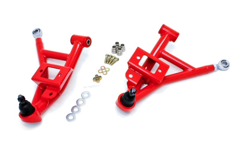 BMR 1993-2002 F-Body Adj. Lower A-Arms/Rod End Combo (Polyurethane) - Red