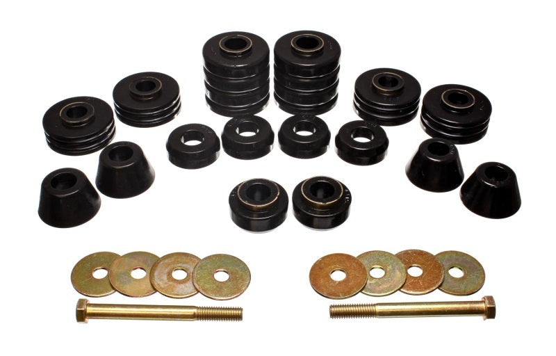 Energy Suspension Black Body Cab Mount Set for 73-80 GM C/K-10/20/30 C 3.4140G