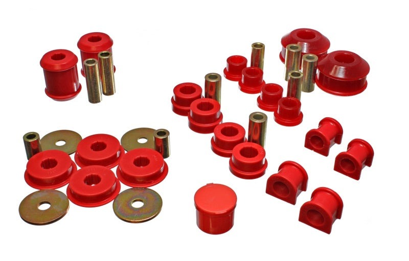 Energy Suspension for 03-05 Lancer EVO 8 Red Hyper-Flex Bushing Set 5.18115R
