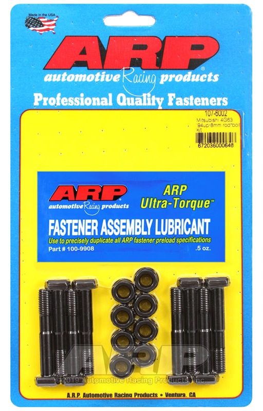 ARP 107-6002 for 03-06 Evo 8/9 4G63 8mm Rod Bolt Kit