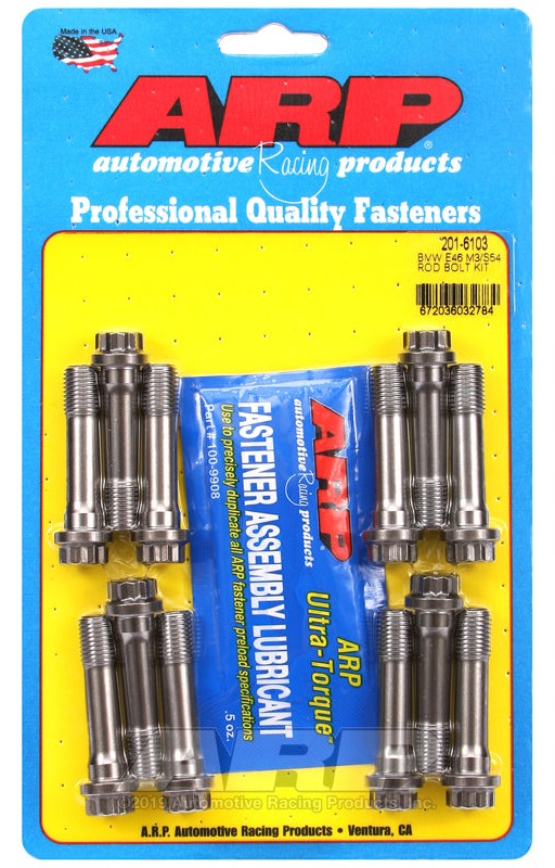 ARP 201-6103 for BMW E46 M3/S54 Rod Bolt Kit (M11-1.25, 1.850in UHL)