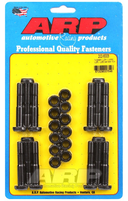 ARP 202-6003 for Nissan L24 (Late)/L26/L28/VG30E/VG30ET Series Rod Bolt Kit