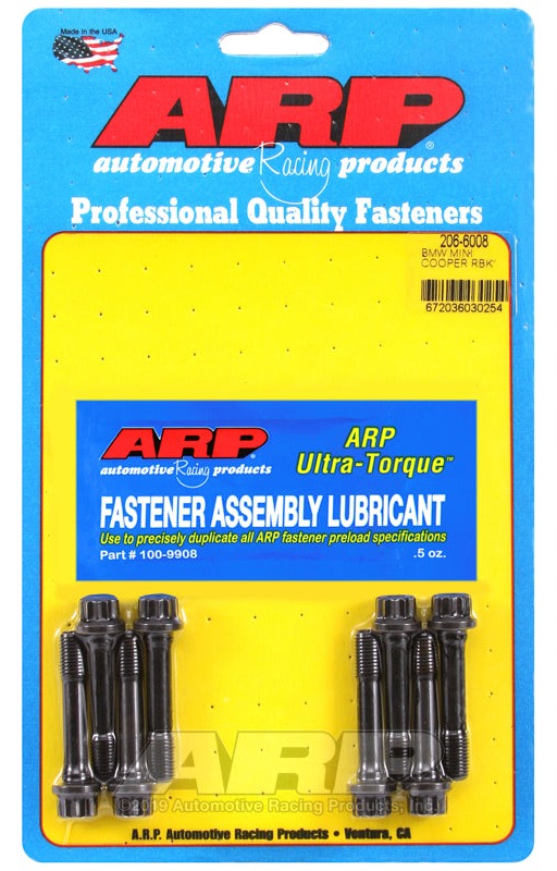 ARP 206-6008 for 02-06 Mini Cooper S Rod Bolt Kit