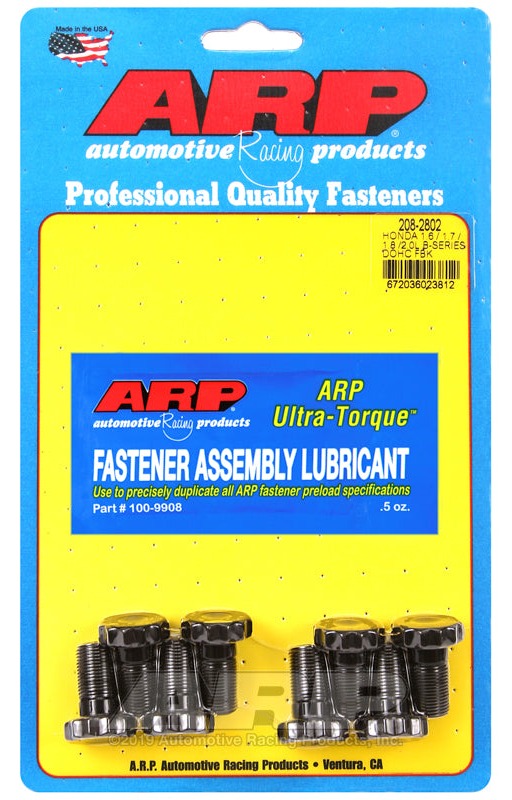ARP 208-2802 for Honda B Series 1.6/1.7/1.8/2.0L DOHC Flywheel Bolt Kit