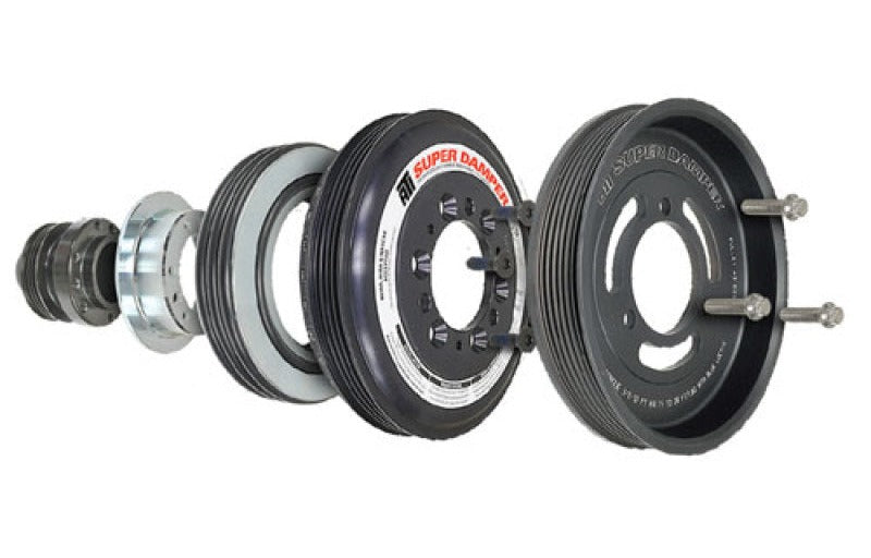 ATI Performance Products 916358 Crank Drive Pulley 7.69 in 6 Groove Aluminum Factory Size for 2014-2018 Chevrolet Silverado / Tahoe, GMC Sierra / Yukon, Cadillac Escalade (6.2L L86)