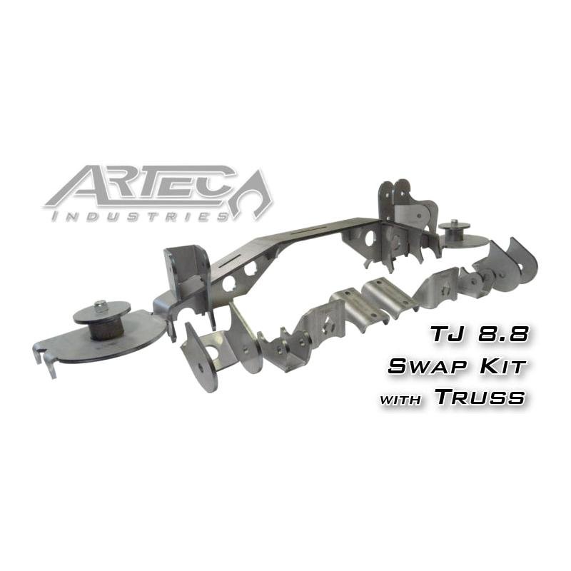 Artec Industries TR8801 8.8 Rear Axle Swap Kit with Truss for 1997-2006 Jeep Wrangler TJ