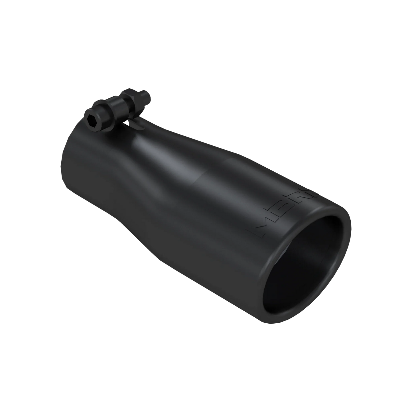 MBRP T5116BLK Exhaust Tip - 3.75" OD Oval 2.5" inlet 7" length | Black Coated