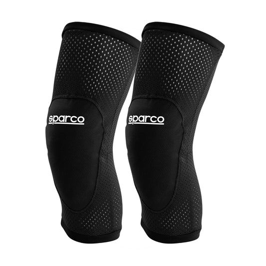 Sparco Kart Knee Pads - Black (Medium)