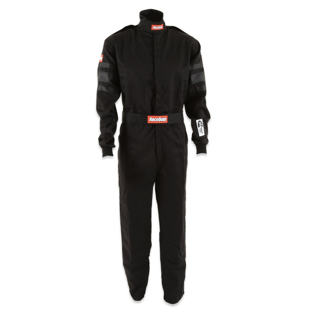 RaceQuip 110003 Black SFI-1 1-Layer Suit - Medium