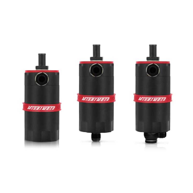 Mishimoto Universal Baffled Oil Catch Can - Red - #MMBCC-UNI-RD