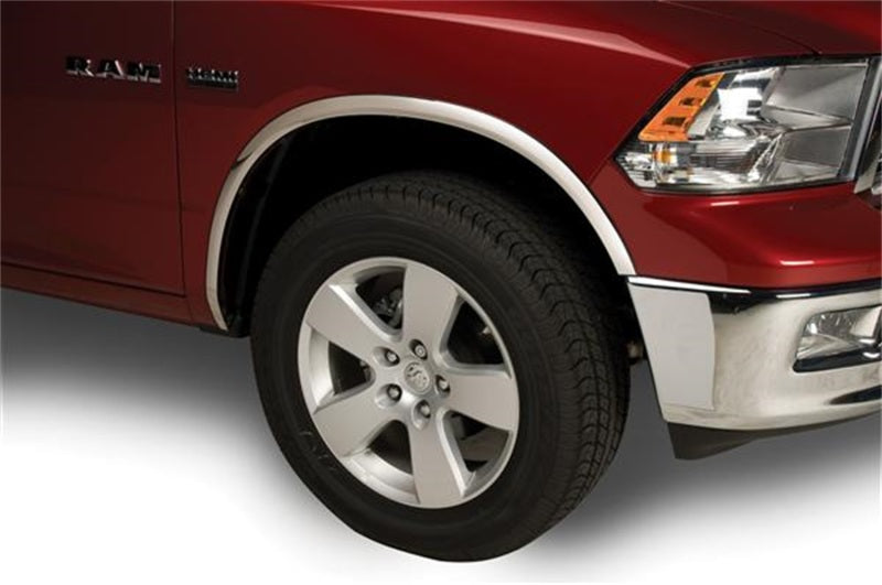 Putco for 2009-2018 Ram 1500 - Hemi and Non-Hemi (Fits Rams with chromed Front bumpers) SS Fender Trim