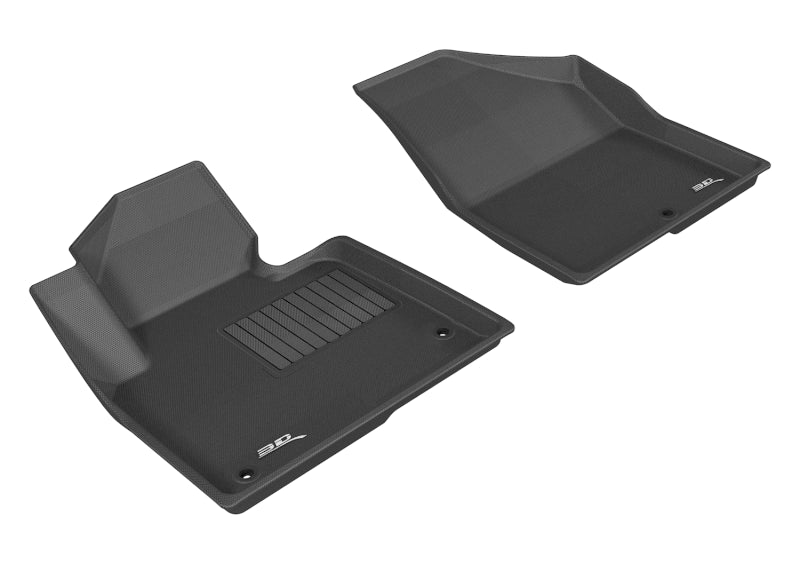 3D MAXpider Kagu Front Floor Mats for 2013-2019 Hyundai Santa Fe/Santa Fe XL