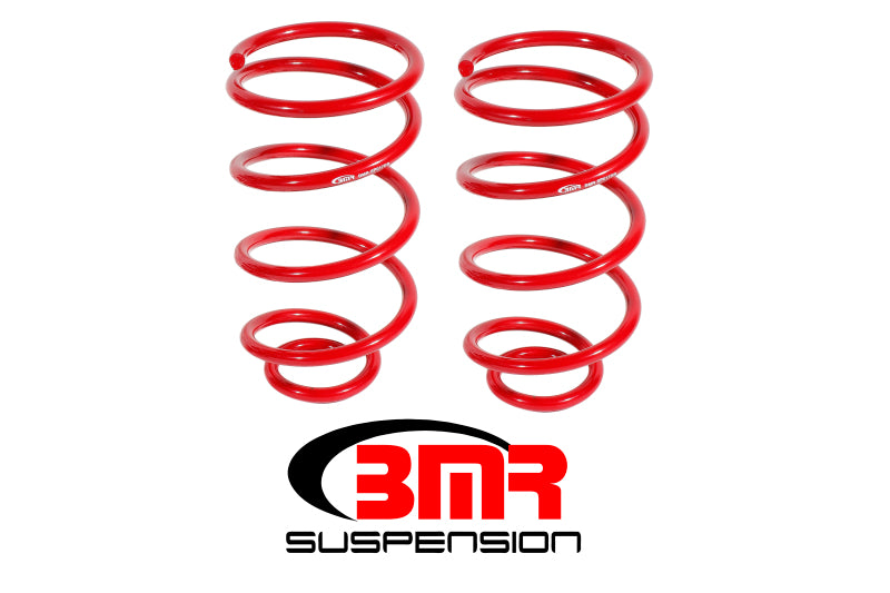 BMR 1964-1966 A-Body Rear Lowering Springs (1.0in Drop) - Red