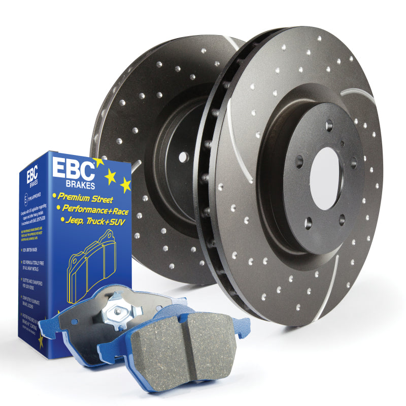 EBC S6 Front Brake Kit Bluestuff NDX Pads GD Sport Rotors S6KF1097