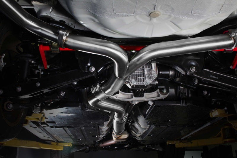 PERRIN 22-26 Subaru WRX Stainless Steel Midpipe w/Resonator 3in. (Fits OEM/Aftermarket Mufflers)