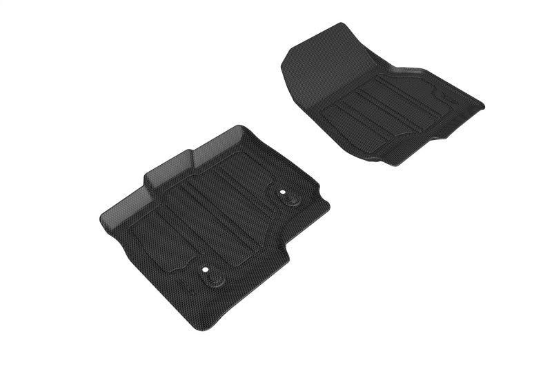 3D MAXpider Kagu Front Floor Mats for 2015-2022 Ford F150