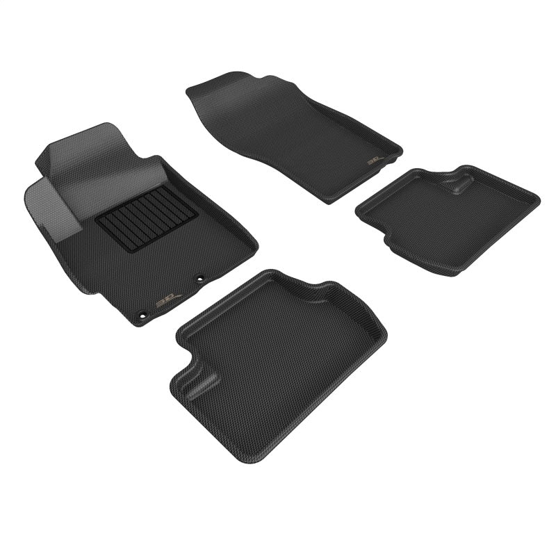 3D MAXpider Kagu Front & Rear Floor Mats for 2008-2015 Mitsubishi Lancer/Lancer Evolution