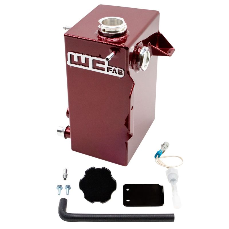 Wehrli Custom Fabrication WCF100268-RED Factory Location Coolant Tank Kit WCFab Red for 2020-2026 Chevrolet Silverado / GMC Sierra 2500 HD / 3500 HD L5P Duramax