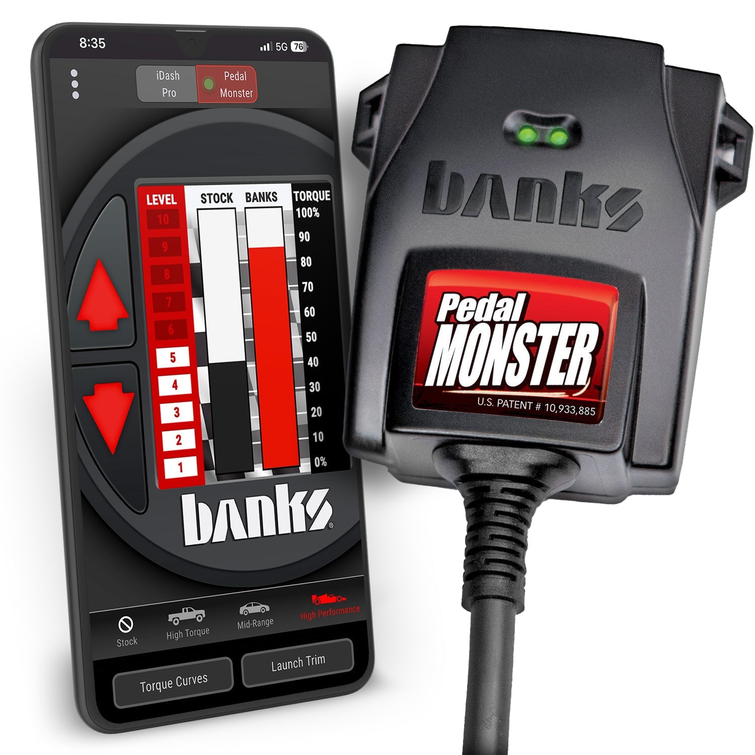 Banks Power Pedal Monster® Kit, Molex MX64, 6 Way, Stand Alone, For Use  - 64310