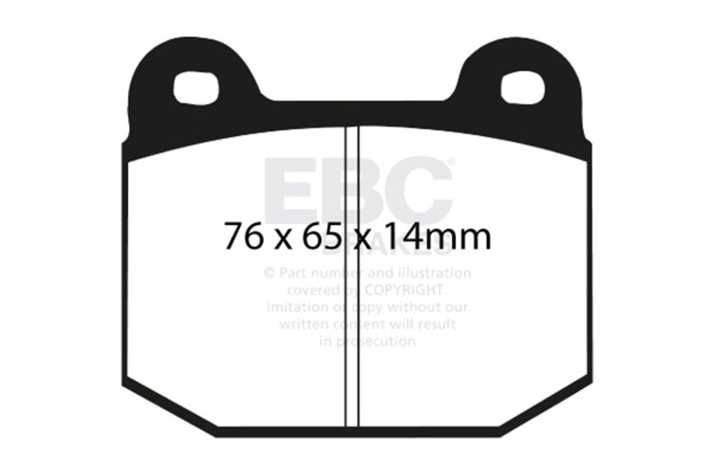 EBC 03-04 Infiniti G35 3.5 (Manual) (Brembo) Redstuff Rear Brake Pads DP31537C