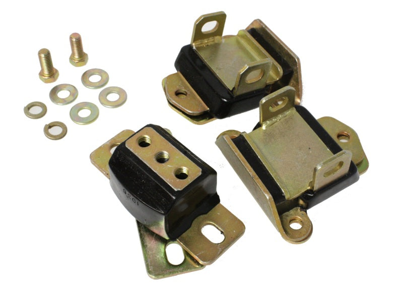 Energy Suspension for 67-72 Camaro Black Zinc Engine & 1 Trans Mount Set 3.1120G
