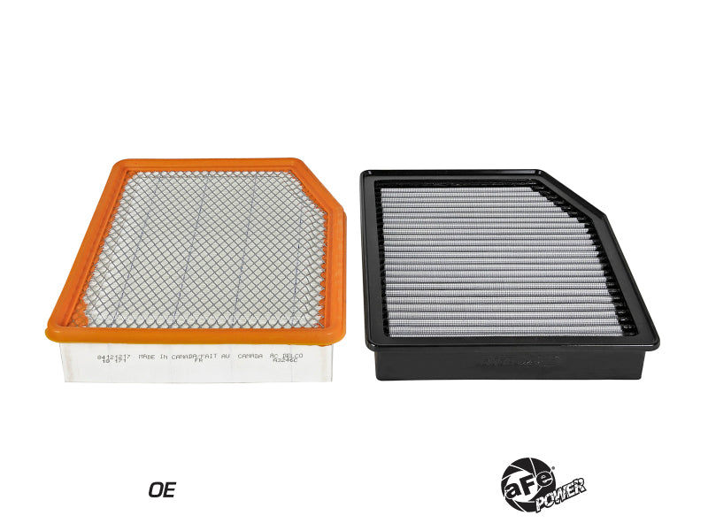 aFe Power Magnum FLOW OE Replacement Air Filter w/Pro DRY S Media for GM Silverado/Sierra 1500 19-24 L4/L6/V6/V8#31-10292