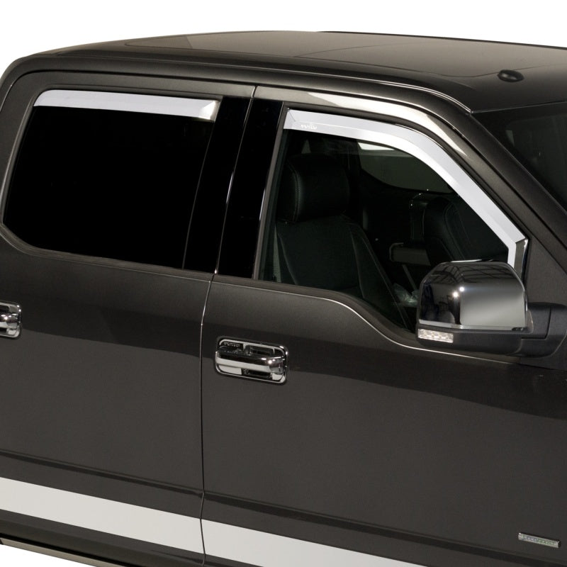 Putco for 2017-2020 Ford Super Duty - Crew Cab (Set of 4) Element Chrome Window Visors