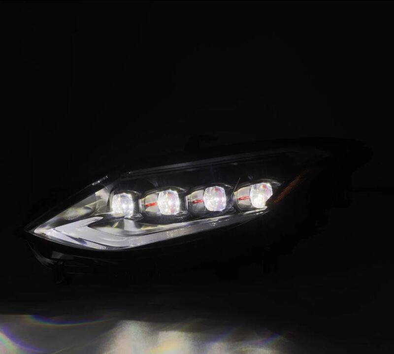 AlphaRex 880494 23-24 Nissan Z NOVA-Series LED Projector Headlights Alpha-Black w/Activation Light & Sequential.Signal