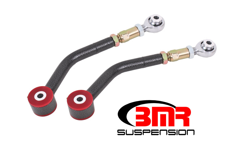 BMR 2008-2023 Challenger Upper Control Arms On-Car Adj. Rod Ends (Polyurethane) - Black Hammertone