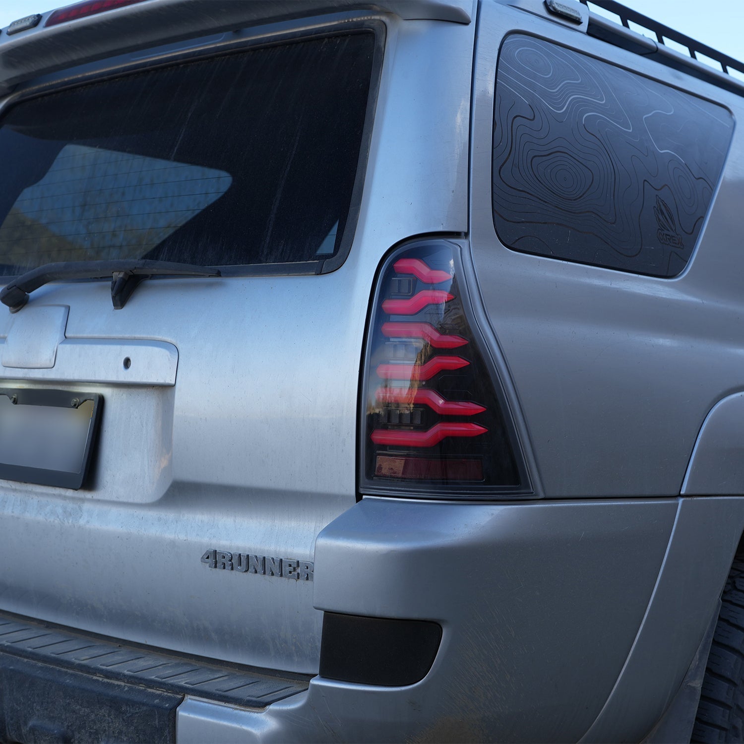 AlphaRex 690060 03-09 Toyota 4Runner LUXX-Series LED Tail Lights- Black