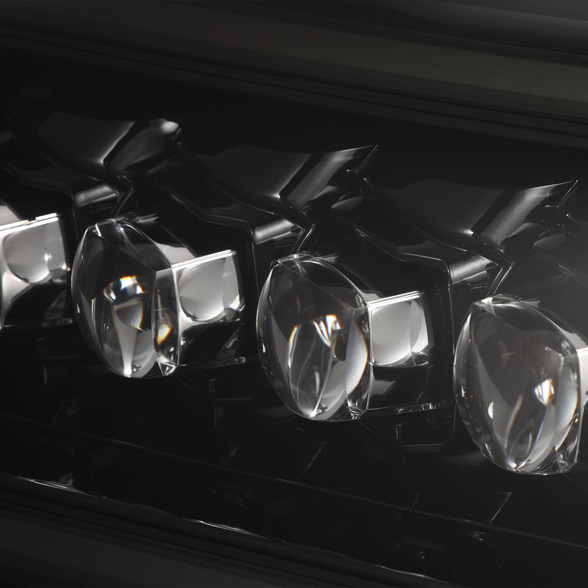 AlphaRex 880369 2003-2009 Toyota 4Runner NOVA-Series Projector Headlights Alpha-Black