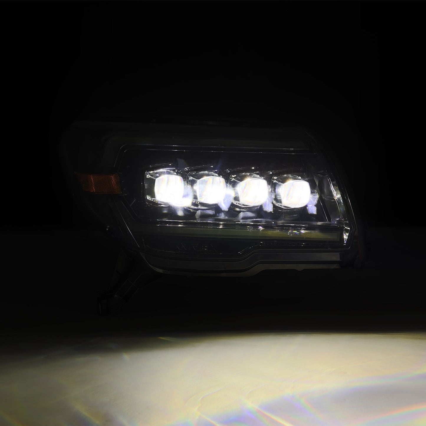 AlphaRex 880372 03-09 Toyota 4Runner NOVA LED Projector Headlights Alpha Black w/Activation Light/Sequential Signal/Switchback DRL