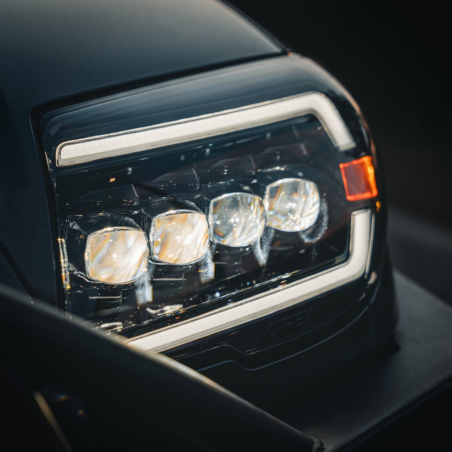 AlphaRex 880371 03-09 Toyota 4Runner NOVA LED Projector Headlights Black w/Activation Light/Sequential Signal/Switchback DRL