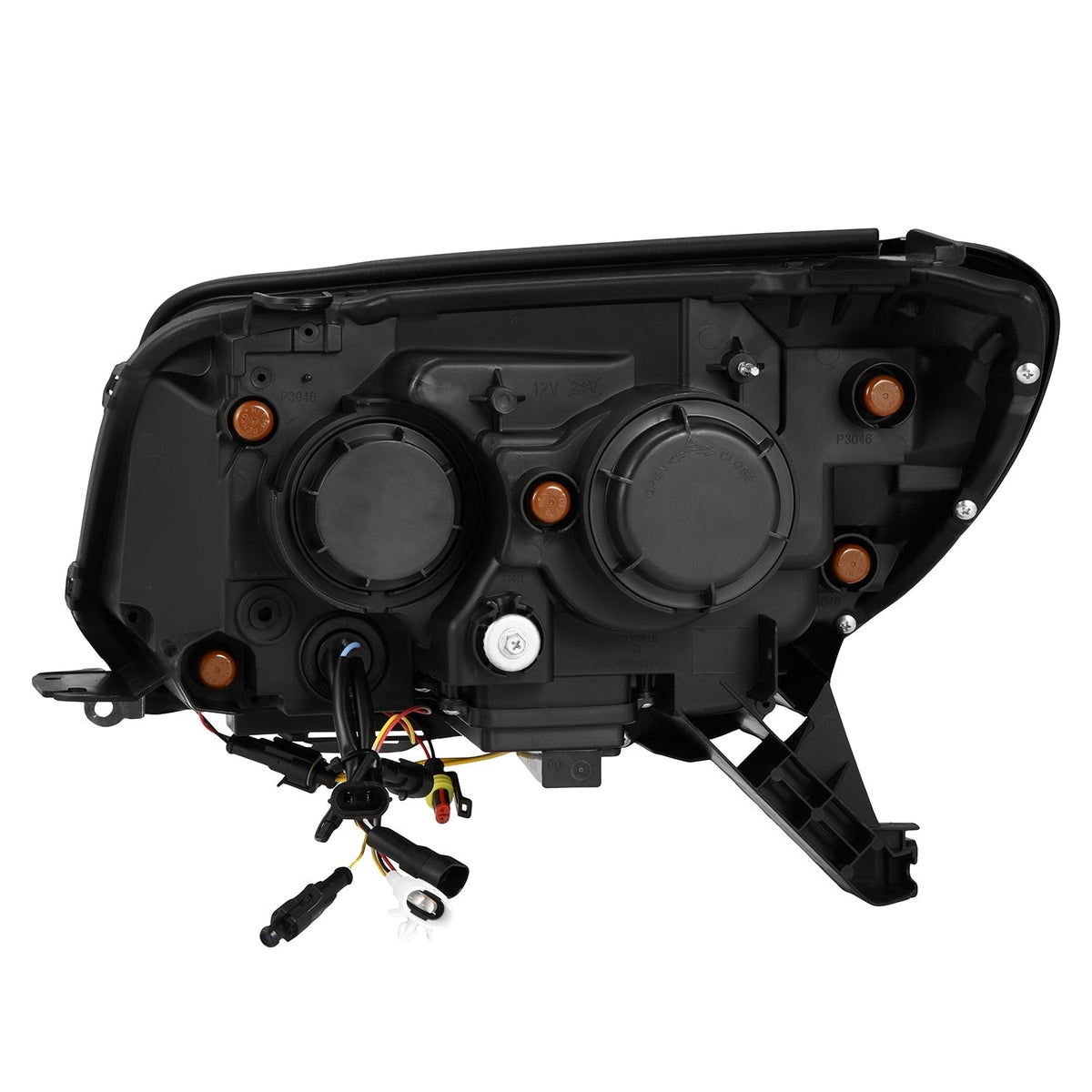AlphaRex 880376 03-09 Toyota 4Runner PRO-Series Projector Headlights Alpha Black w/ Activation Light/Sequential Signal/DRL