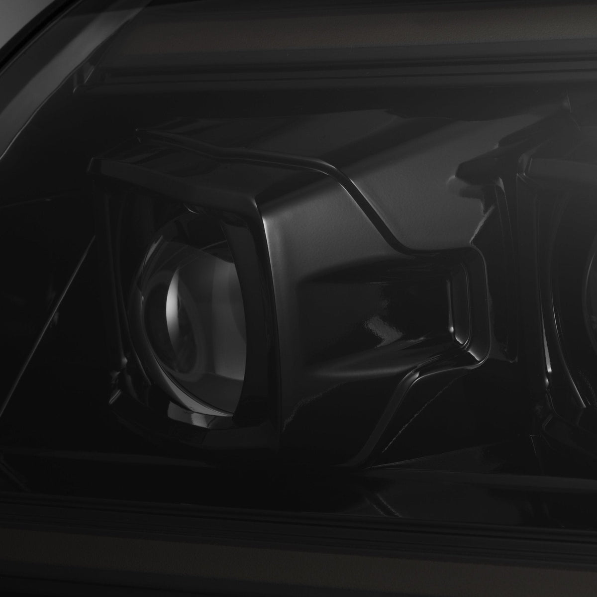 AlphaRex 880376 03-09 Toyota 4Runner PRO-Series Projector Headlights Alpha Black w/ Activation Light/Sequential Signal/DRL