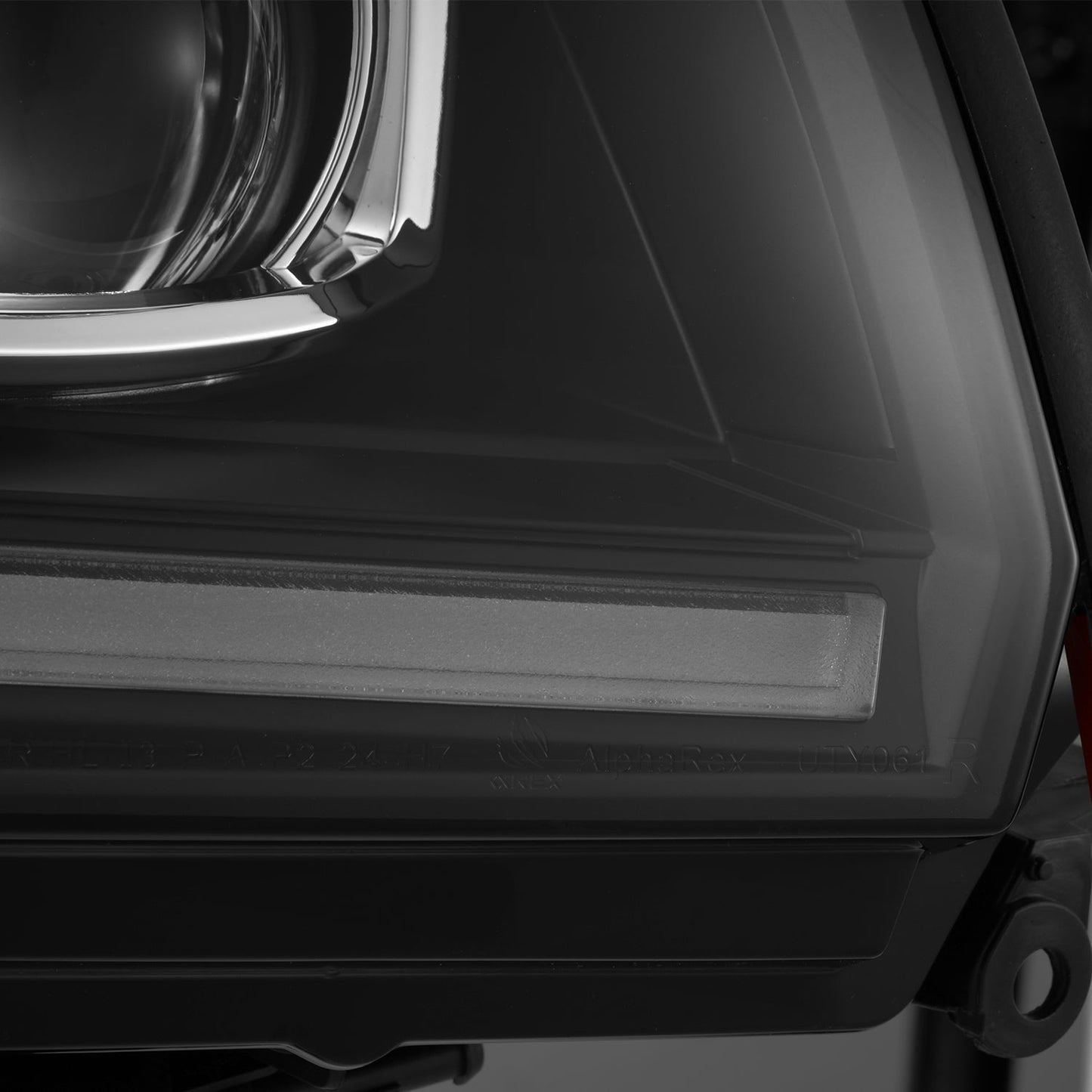 AlphaRex 880375 03-09 Toyota 4Runner PRO-Series Projector Headlights Black w/Activation Light/Sequential Signal/DRL