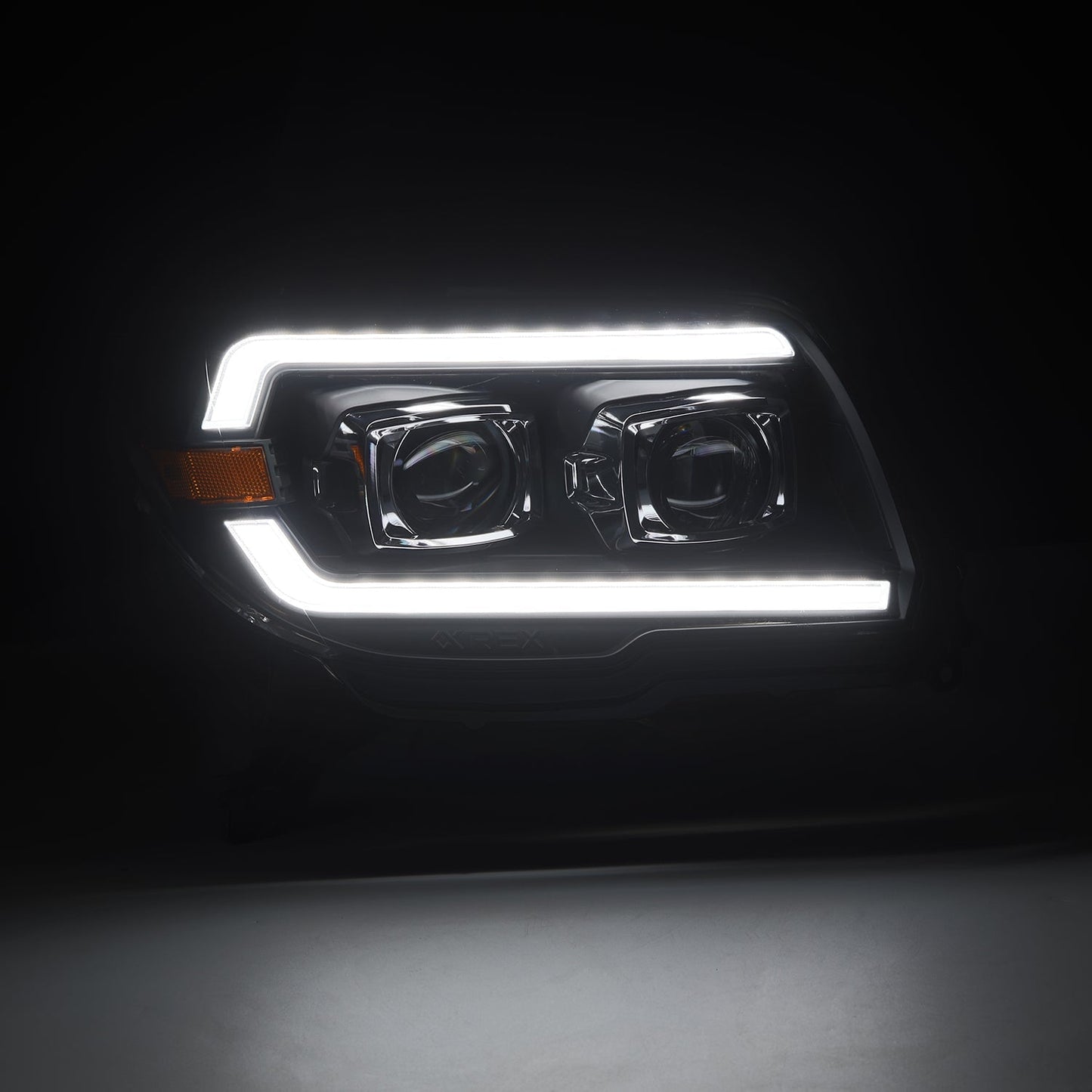 AlphaRex 880375 03-09 Toyota 4Runner PRO-Series Projector Headlights Black w/Activation Light/Sequential Signal/DRL